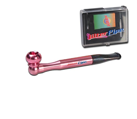 Jilter Pipe Pink - 1 Hit Smoking Pipe - Waterpijp-bong.nl