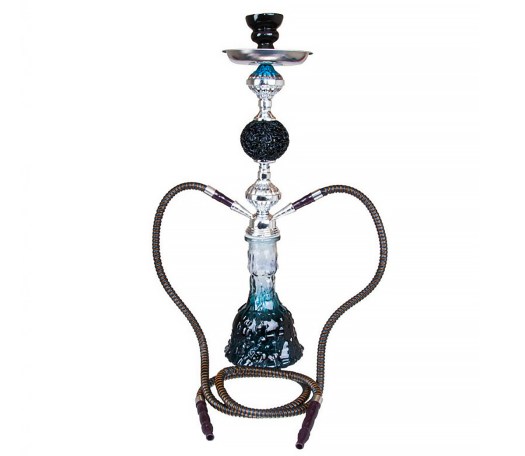 Majestic Black Jewel Shisha - 2 slangen - Waterpijp-bong.nl