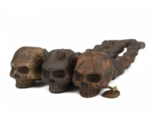 MamaJah Skull Backbone Pipe 25 cm - Waterpijp-bong.nl