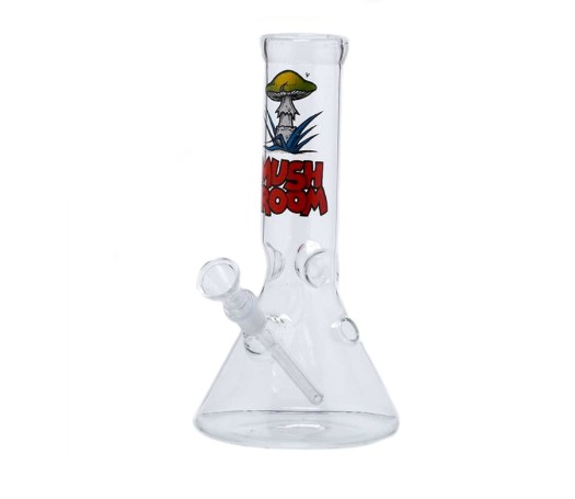 Mushroom Beaker Glass Ice Bong - www.waterpijp-bong.nl