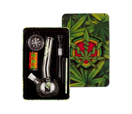 Peace Sign Camo Bong - 6 delige cadeaubox