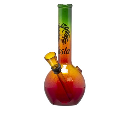 Rasta Lion Glass Bouncer Bong - Waterpijp-bong.nl