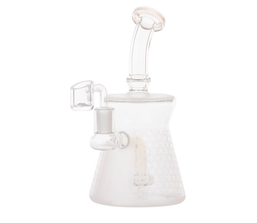 Round Base Oil Rosin Dab Bubbler - 20 cm