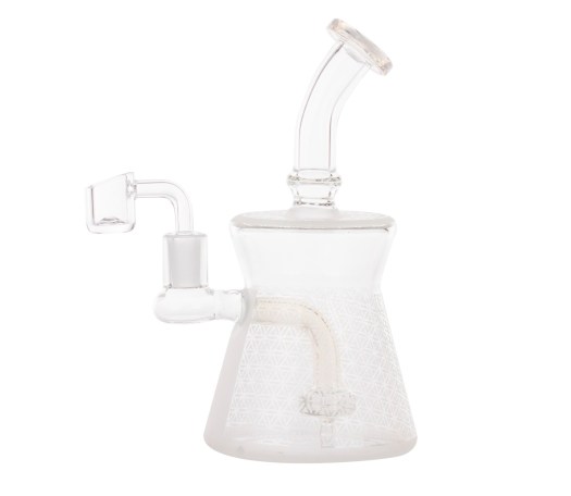 Round Base Oil Rosin Dab Bubbler - 20 cm