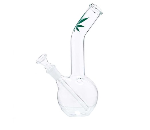 Small Leaf Bouncer Saxo Glass Bong