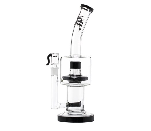 Smoke UFO 420 Series Percolator Bong Black - Waterpijp-bong.nl