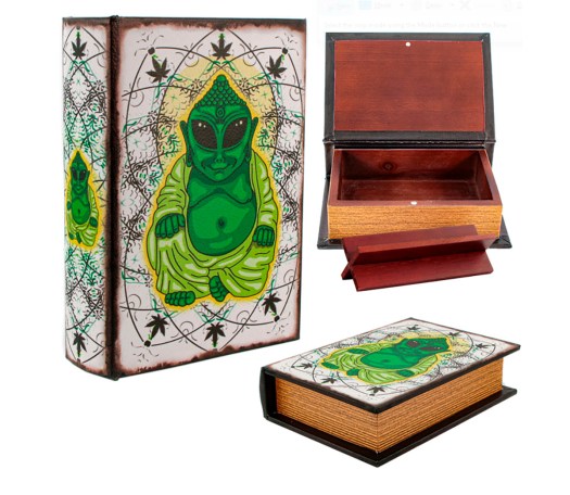 Stash Book Alien Buddha - small