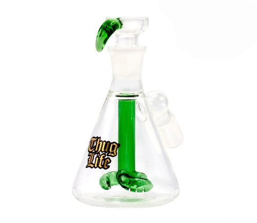 Thug Life Beaker Precooler with Spiral Percolator - Waterpijp-bong.nl