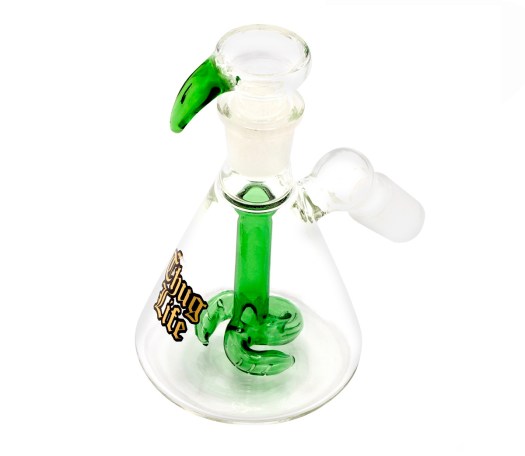 Thug Life Beaker Precooler with Spiral Percolator - Waterpijp-bong.nl