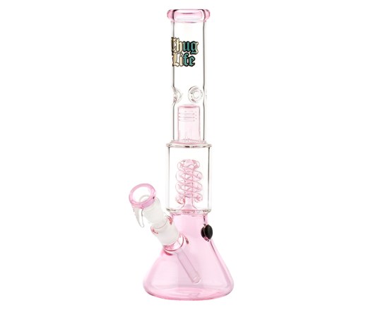 Thug Life OG Series V2 Spiral Percolator Bong Pink - Waterpijp-bong.nl