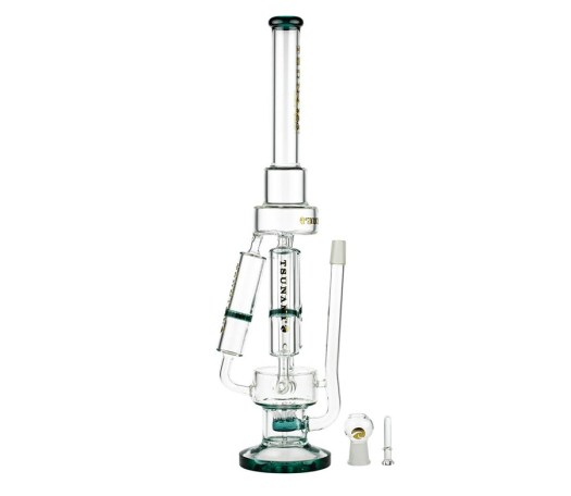 Tsunami Sprinkler Perc Quad HoneyComb Chamber Green - Waterpijp-bong.nl