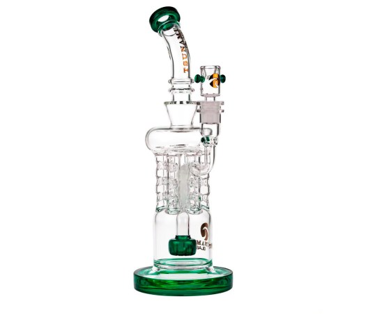 Tsunami Sprinkler Showerhead Rod Recycler Green - Waterpijp-bong.nl