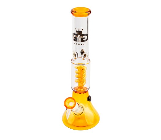 Umber Beaker Spiral Percolator GG Bong