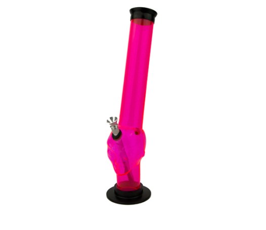 Alien Acryl Bong 30cm roze - www.waterpijp-bong.nl