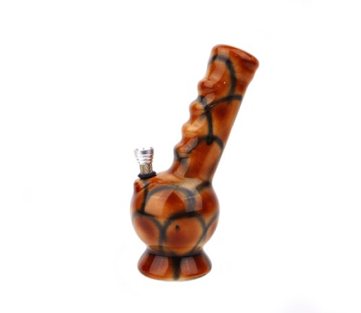 Bowl Keramische Bong 23 cm bruin