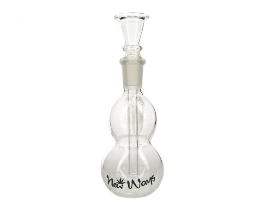 Bubble Glass Precooler 14cm Socket 14.5mm - www.waterpijp-bong.nl