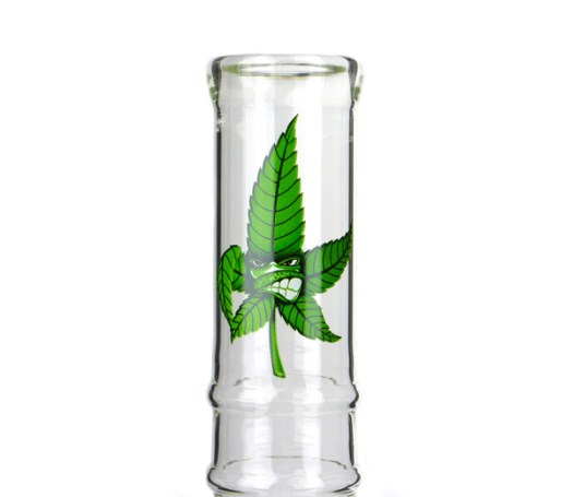 CannaHeroes Glas Bong Cannaleaf 29cm