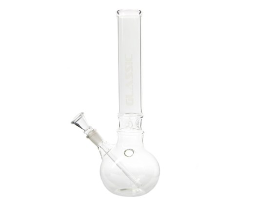 Glassic Glas IJs Bong 30 cm transparant - www.waterpijp-bong.nl