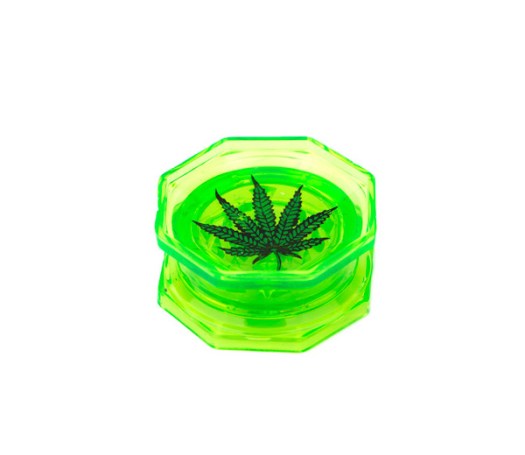 Grinder Leaf 53mm 2 parts groen