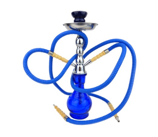 Junior Hookah Waterpijp 2 slangen blauw