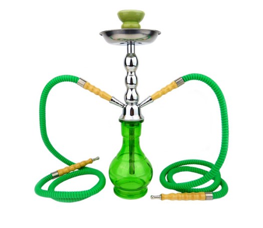 Junior Hookah Waterpijp 2 slangen groen