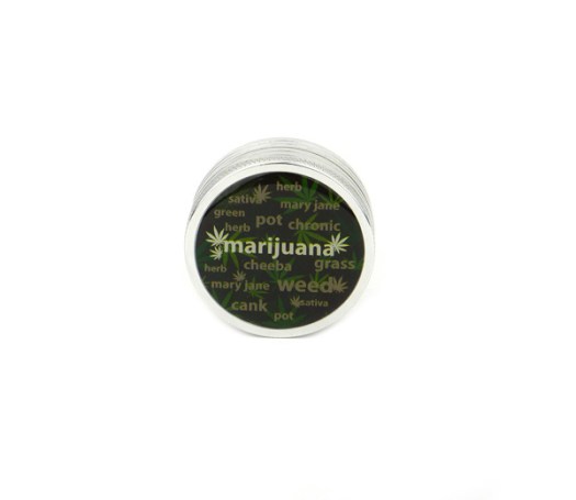 Marijuna Logo Grinder 50mm metaal