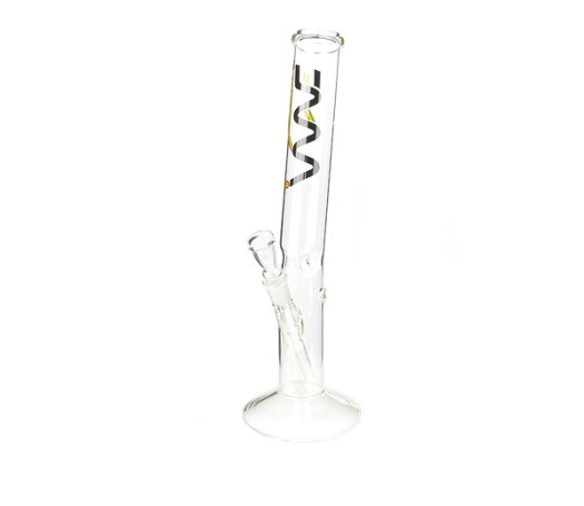 Wave Nod Glass Ice Bong 40cm transparant