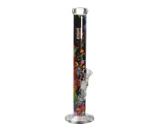 Black Leaf Mushroom Tree Glass Bong - 46 cm