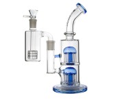 D-SMOKE Mental High Blue Bubbler with Precooler