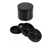 Masher Aluminium Grinder 4-part Black