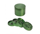 Masher Aluminium Grinder 4-part Green