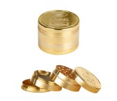 Metalen GOLD grinder - 4 parts - 47 mm