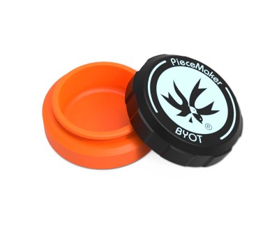 PieceMaker Silicone Dab Container - Octane Orange