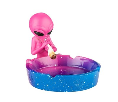 Space Alien Joint Asbak - Blue Pink